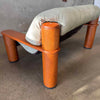 Leather + Dalmwood Love Seat By Pacific Green Product Image