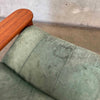 Leather + Dalmwood Love Seat By Pacific Green Product Image
