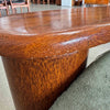 Leather + Dalmwood Love Seat By Pacific Green Product Image