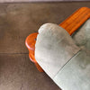 Leather + Palmwood Pair Of Lounge Chairs By Pacific Green Product Image