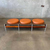 MCM Danish 3 Set Teak & Aluminum Bench As-Is - HOLD Product Image