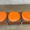 MCM Danish 3 Set Teak & Aluminum Bench As-Is - HOLD Product Image