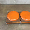 MCM Danish 3 Set Teak & Aluminum Bench As-Is - HOLD Product Image
