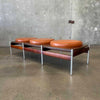 MCM Danish 3 Set Teak & Aluminum Bench As-Is - HOLD Product Image