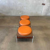 MCM Danish 3 Set Teak & Aluminum Bench As-Is - HOLD Product Image