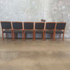 Set of (6) MCM Teak Dining Chairs By Svegards Markaryd Sweden Original Product Image
