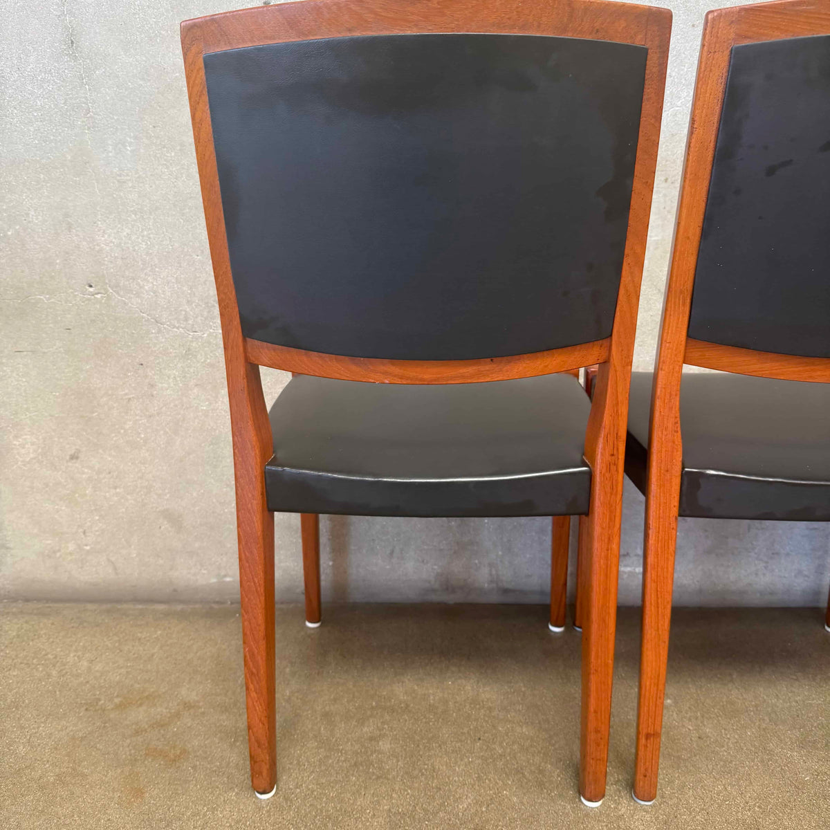 Set of Six Mid Century Modern Teak Dining Chairs By Svegards Markaryd - Sweden