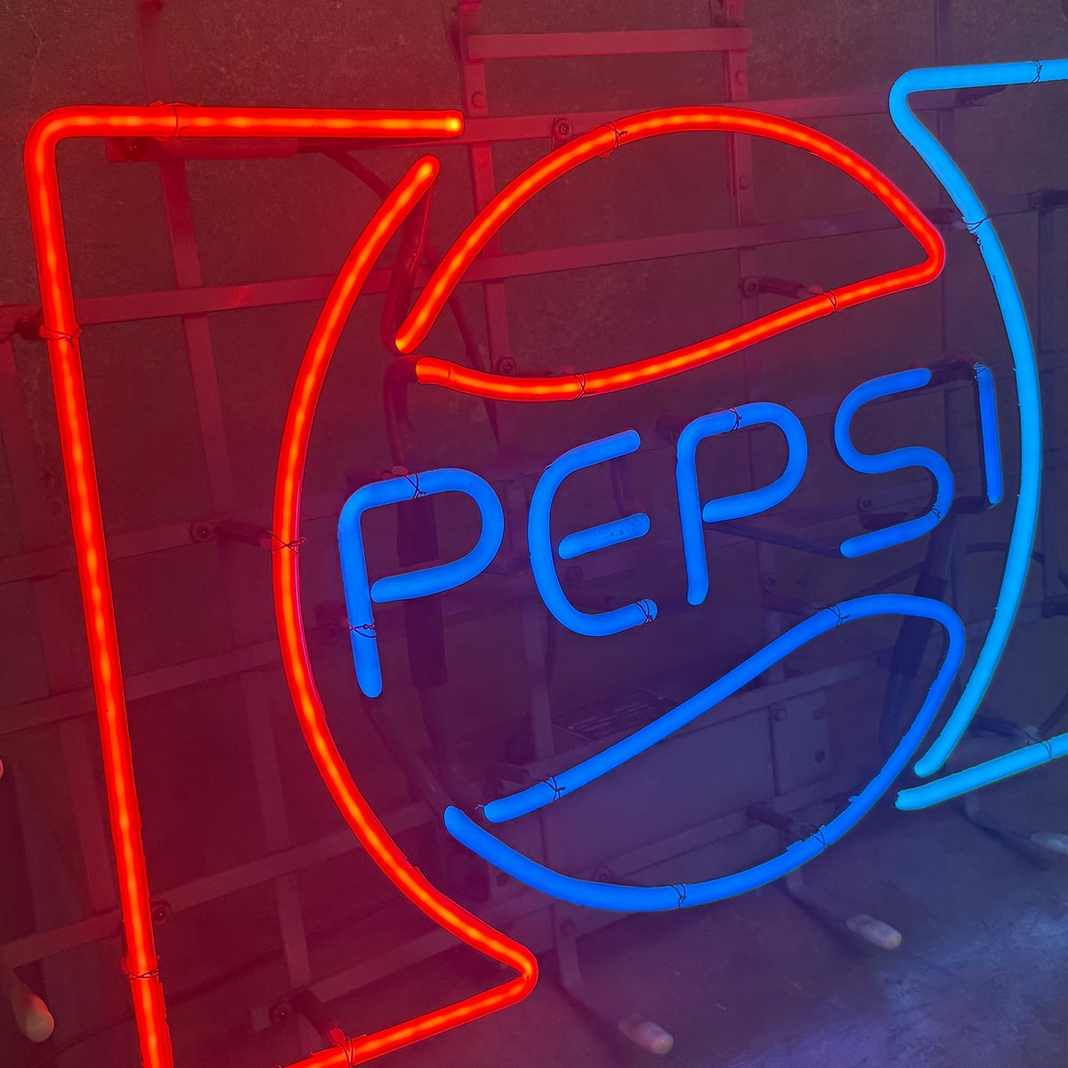 Vintage Pepsi Neon Sign