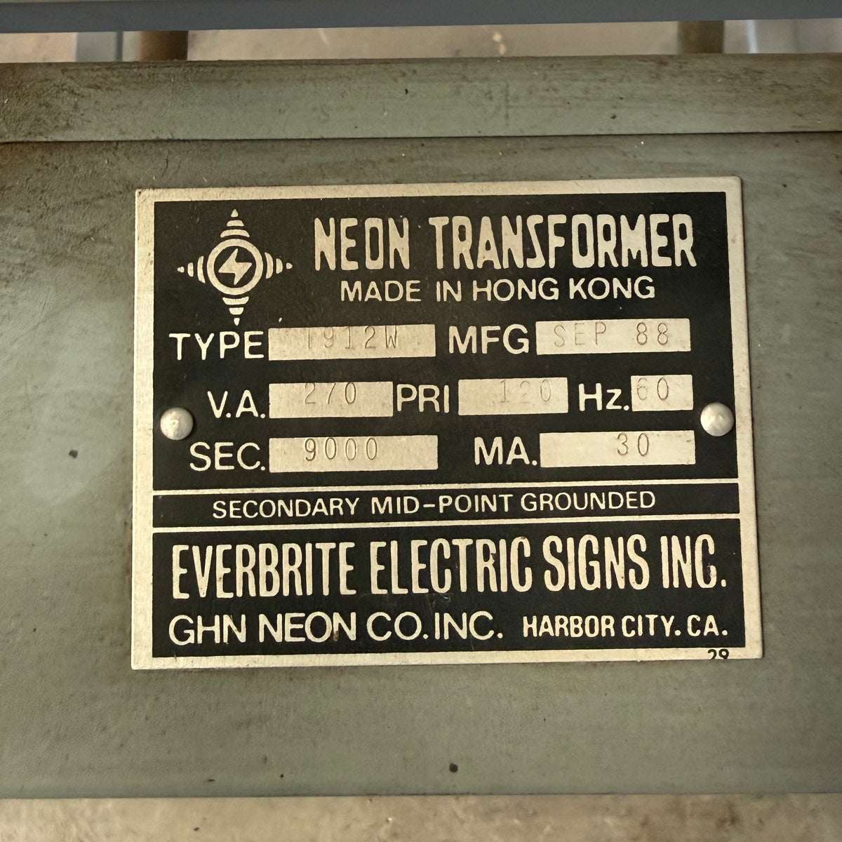Vintage Pepsi Neon Sign