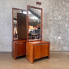 MCM Dillingham Night/Vanity Stand With Chrome Accents + Mirrors Product Image