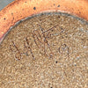 Signed + Dated Handcrafted Stoneware Vessel Studio Pottery W/ Arched Loop Handle Product Image