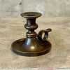Heavy Solid Brass Candle Holder Victorian Revival Chamberstick Product Image