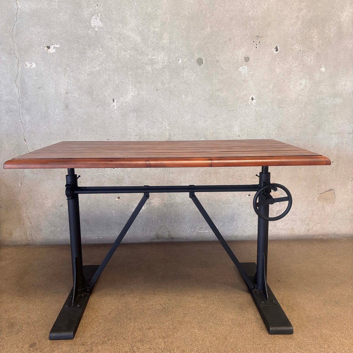 Industrial Pottery Barn Pittsburgh Crank Standing Desk With Stool