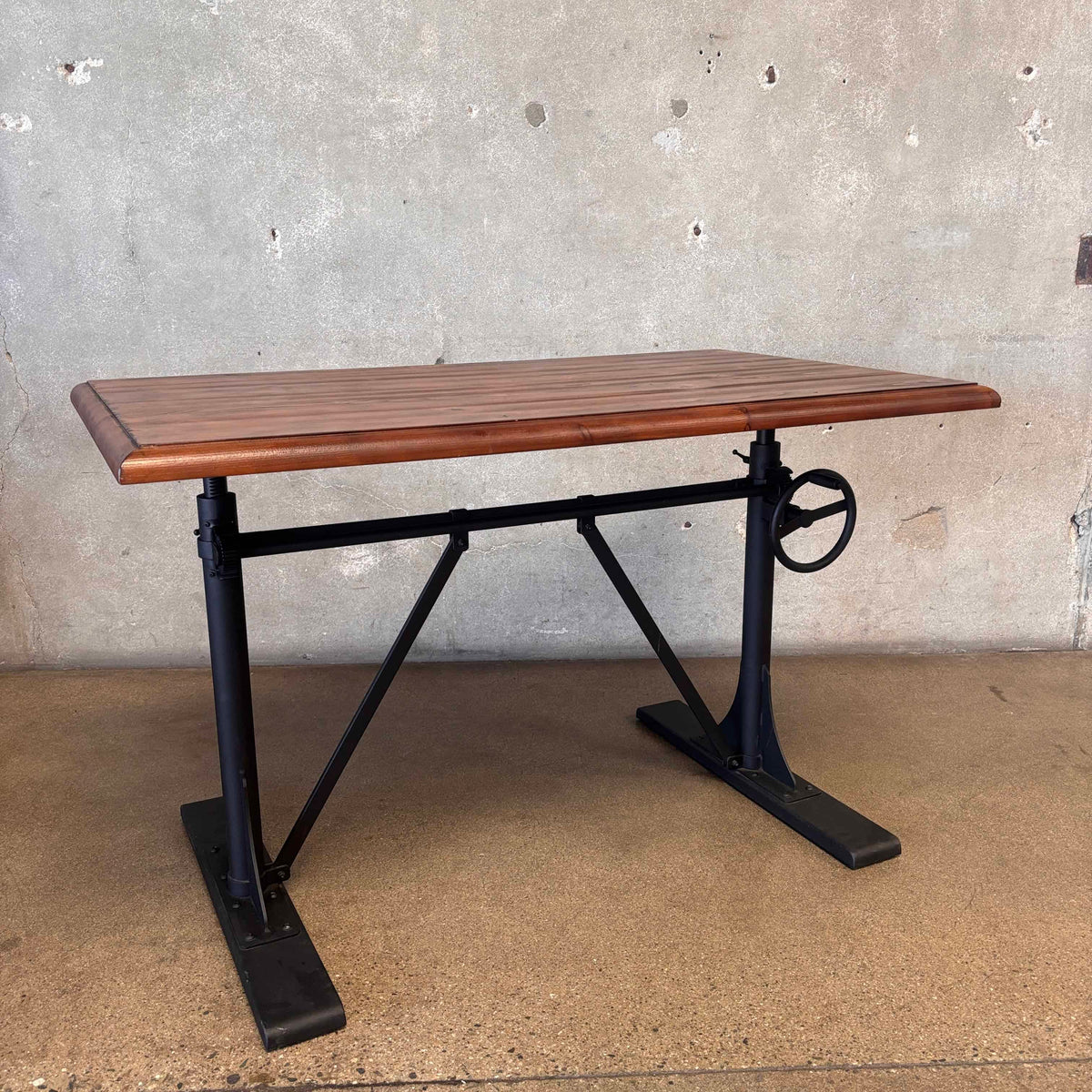 Industrial Pottery Barn Pittsburgh Crank Standing Desk With Stool