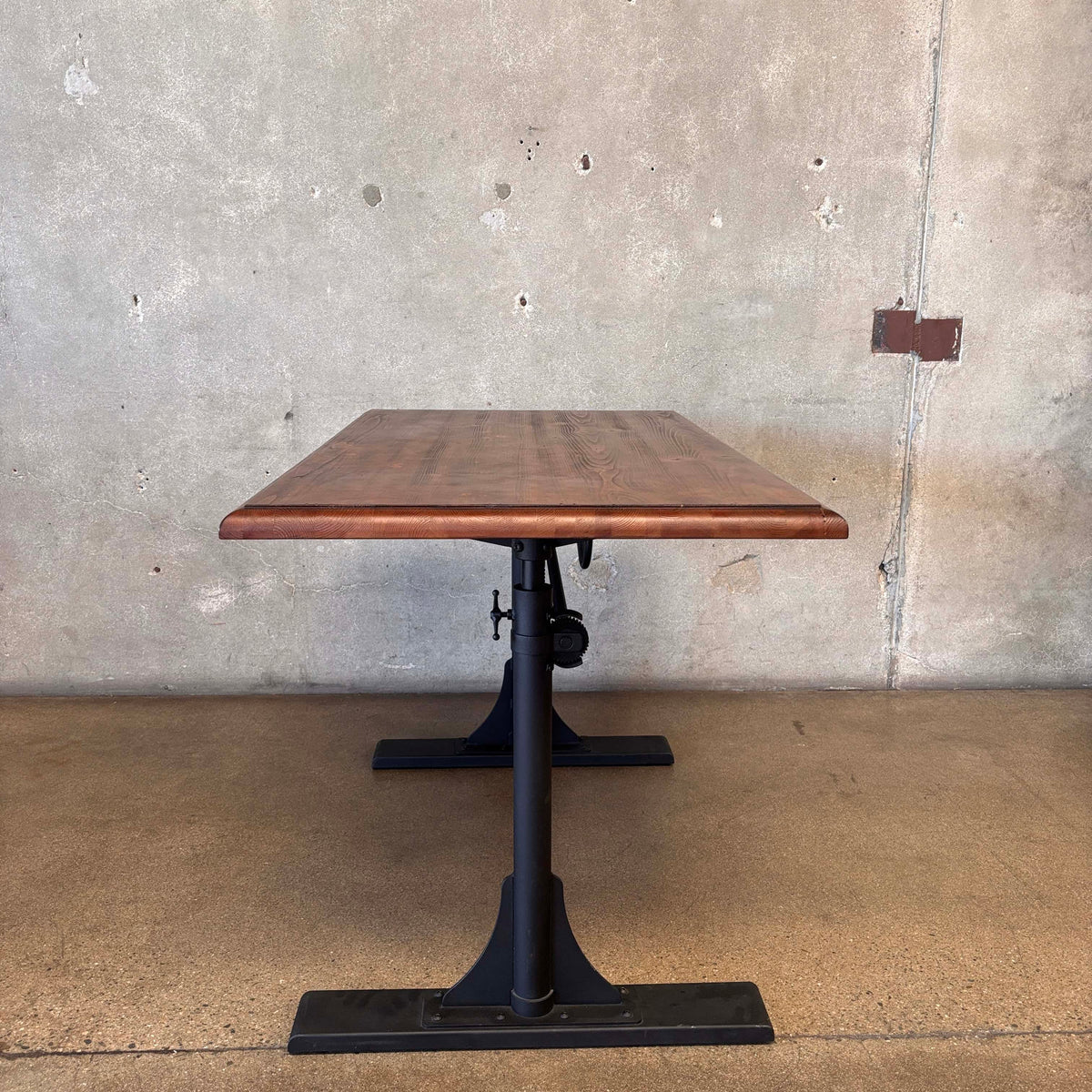 Industrial Pottery Barn Pittsburgh Crank Standing Desk With Stool