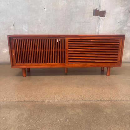 Mosaic TV Console Acacia Wood