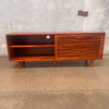 Mosaic TV Console Acacia Wood Product Image