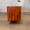 Mosaic TV Console Acacia Wood Product Image
