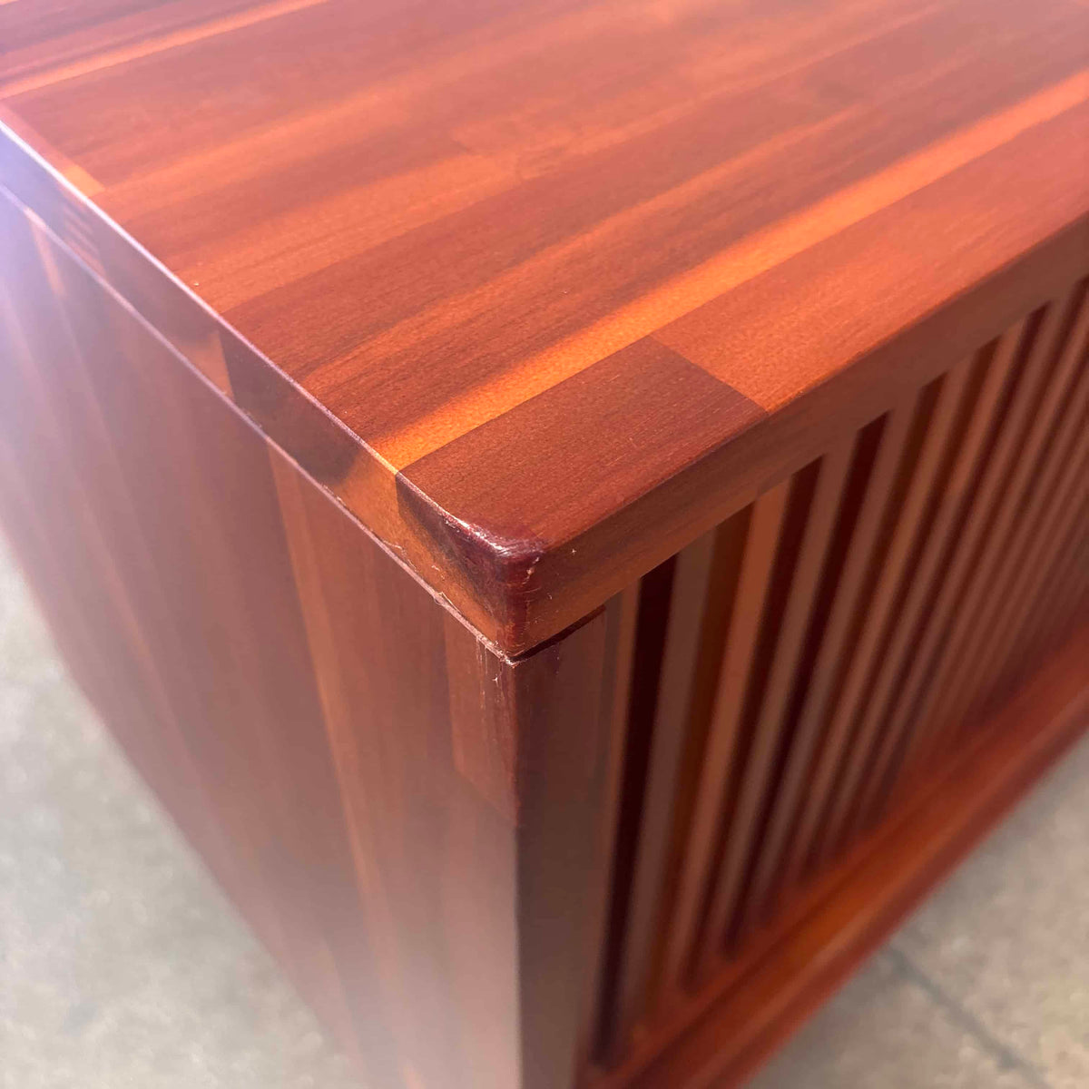 Mosaic TV Console Acacia Wood