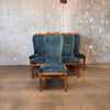 Set of Eight Burlwood Dining Chairs - Six Side Chairs & Two Arm Chairs Product Image