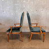 Set of Eight Burlwood Dining Chairs - Six Side Chairs & Two Arm Chairs Product Image