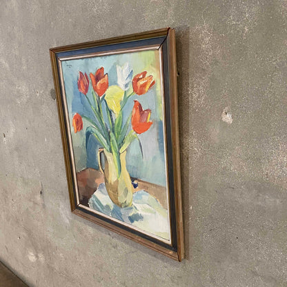 1937 Oil on board Still Life Painting