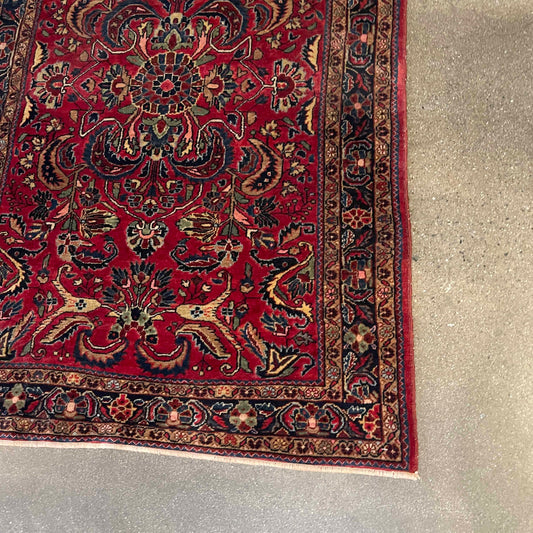 Vintage Hand Knotted Persian Wool Rug