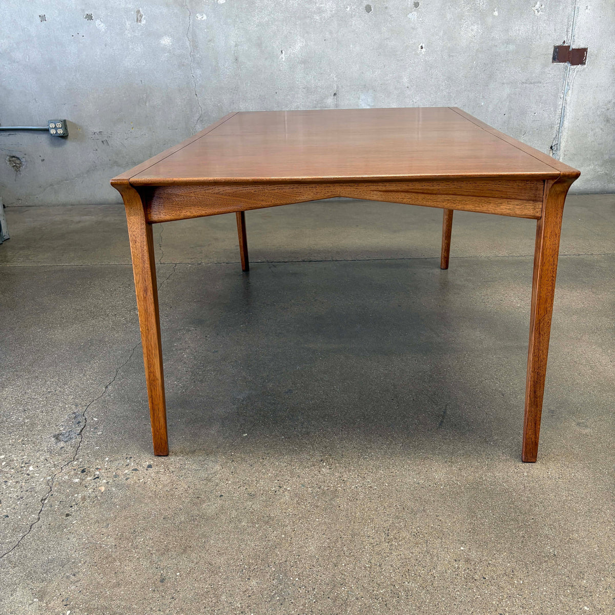 John Van Koert for Drexel Profile Walnut Dining Table