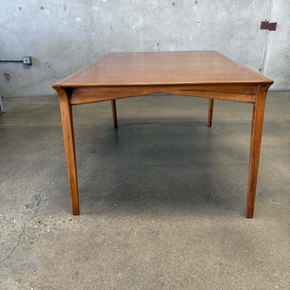 John Van Koert for Drexel Profile Walnut Dining Table