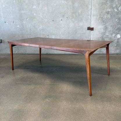 John Van Koert for Drexel Profile Walnut Dining Table