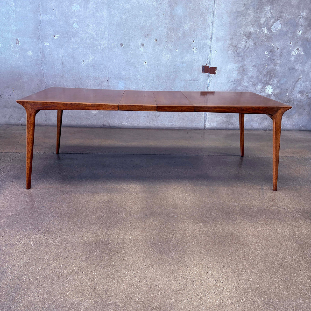 John Van Koert for Drexel Profile Walnut Dining Table