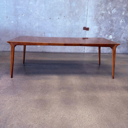 John Van Koert for Drexel Profile Walnut Dining Table