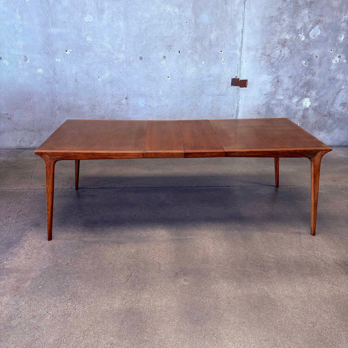 John Van Koert for Drexel Profile Walnut Dining Table