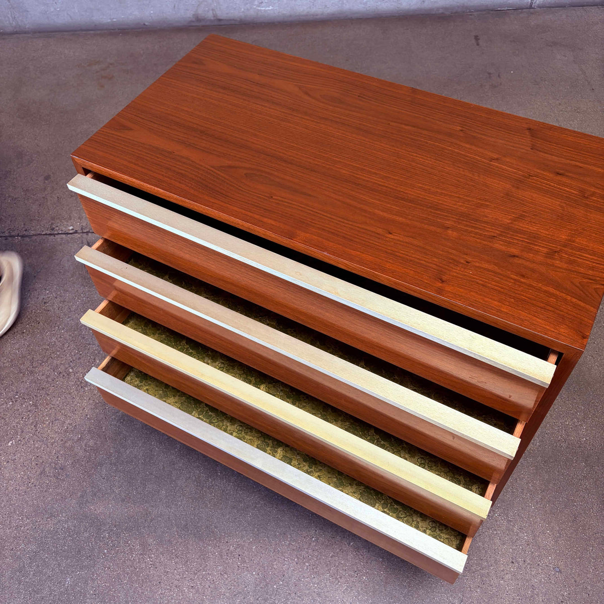 John Keal Walnut Dresser For Brown Saltman c. 1960