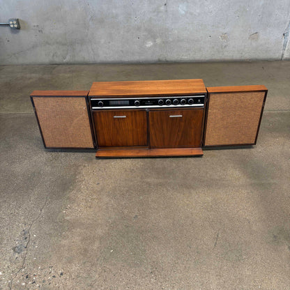 Vintage Stereophonic Radio and Vinyl System