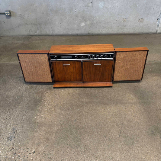 Vintage Stereophonic Radio and Vinyl System