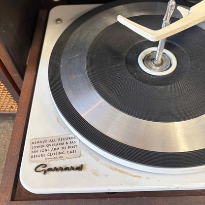 Vintage Stereophonic Radio and Vinyl System