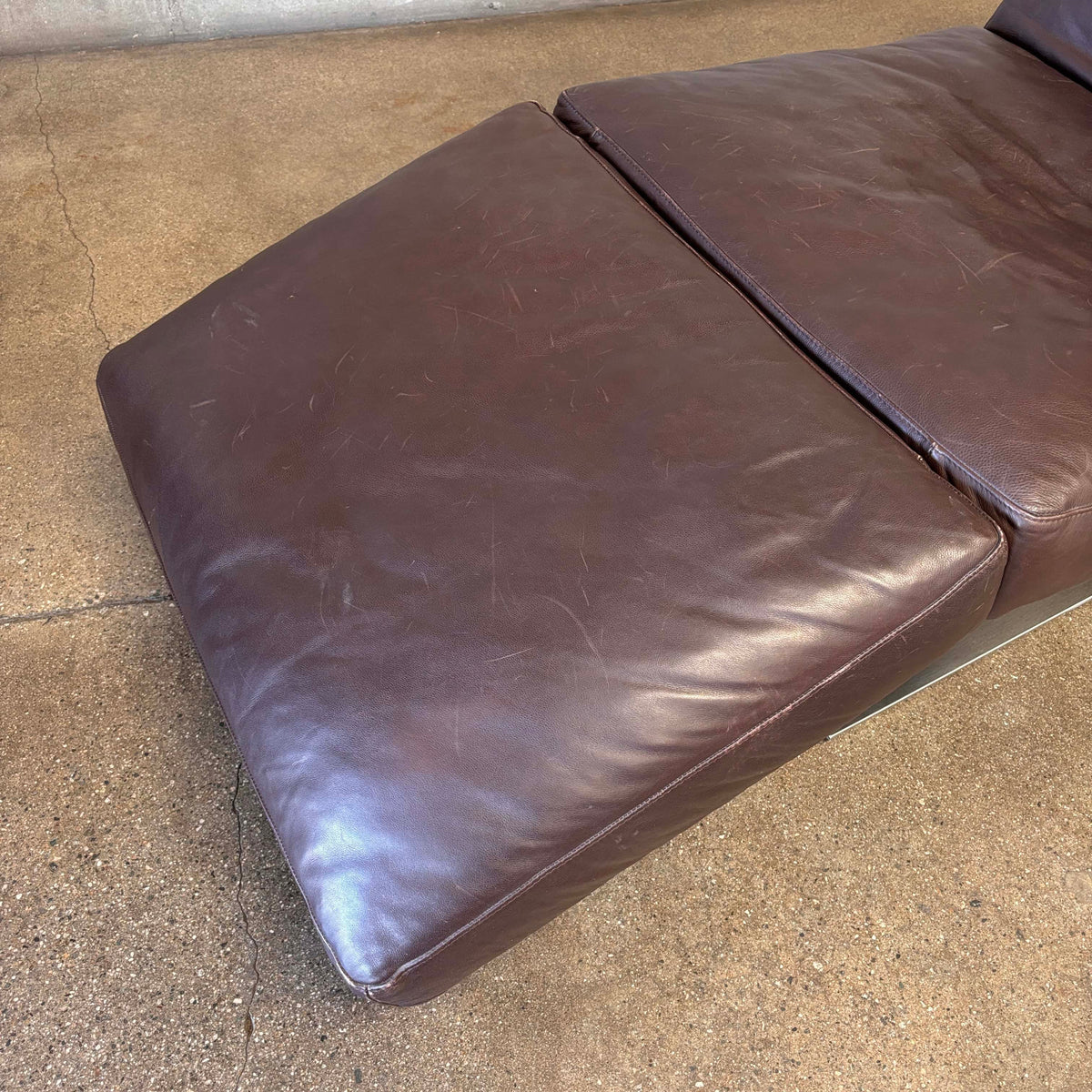 Vintage Natuzzi Postmodern "Zetta" Chaise Lounge, Adjustable.