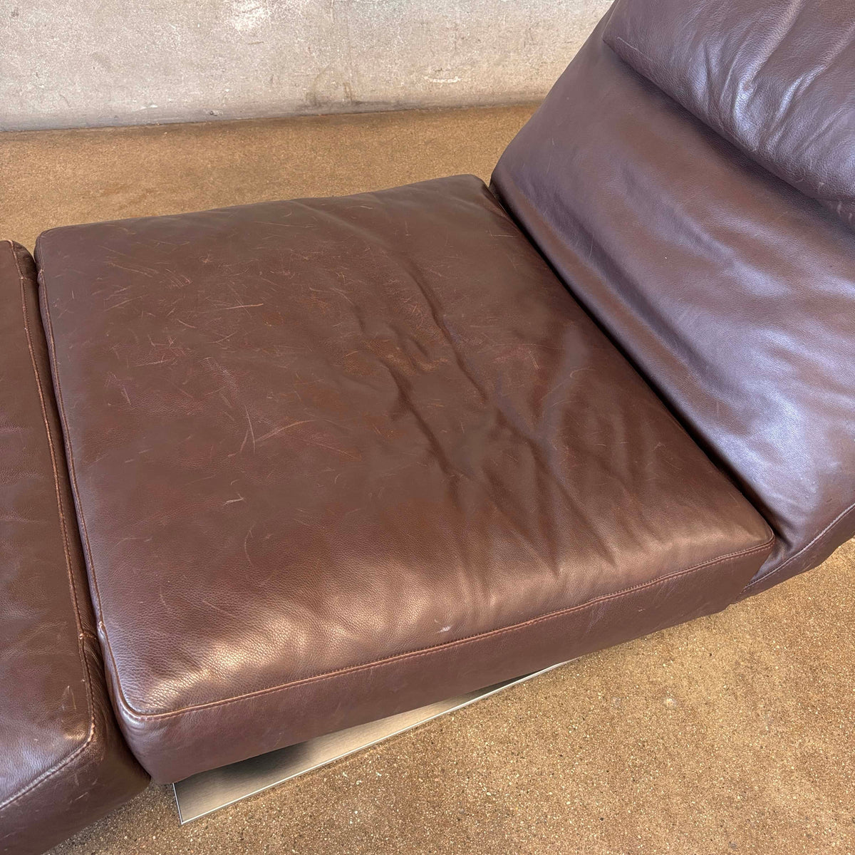 Vintage Natuzzi Postmodern "Zetta" Chaise Lounge, Adjustable.