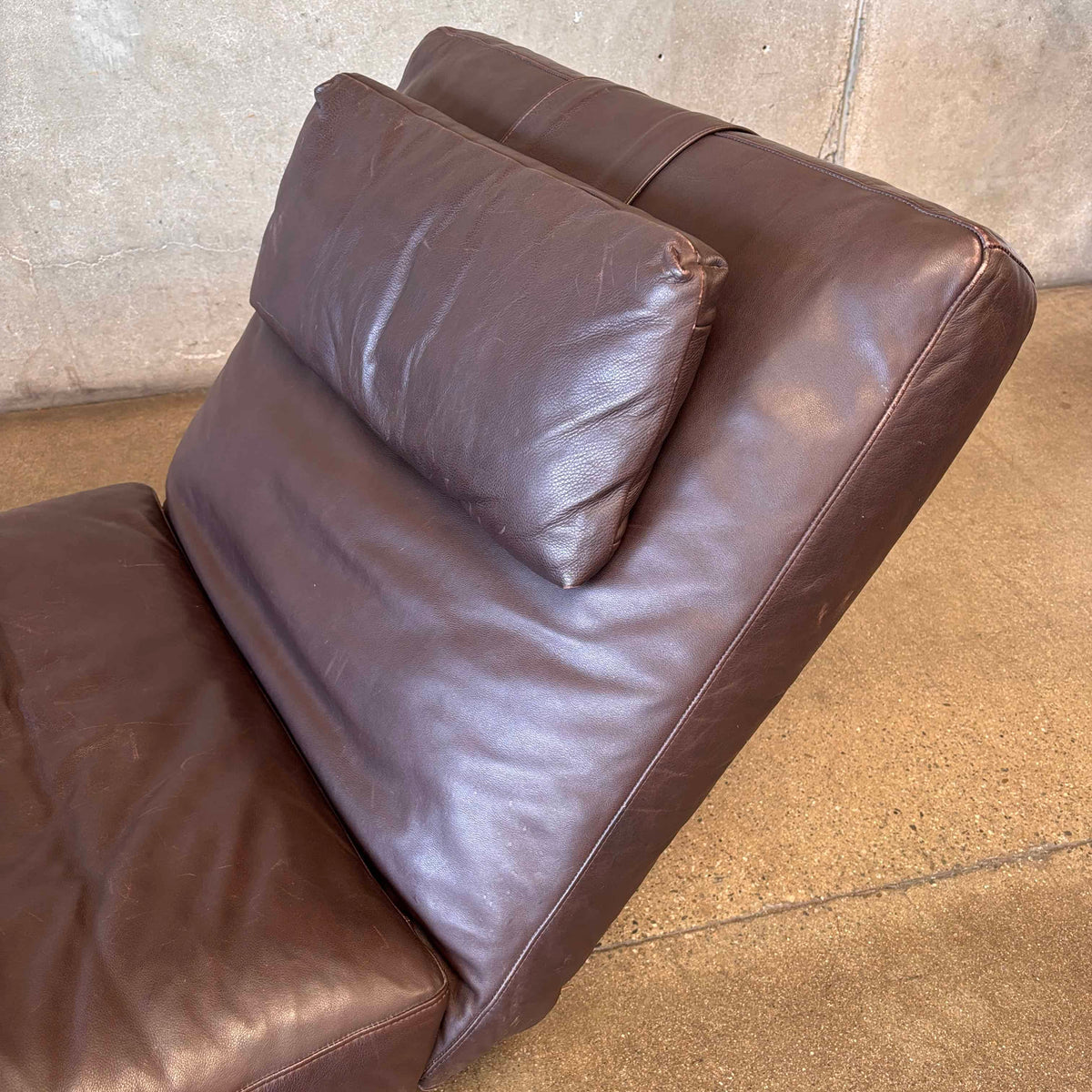 Vintage Natuzzi Postmodern "Zetta" Chaise Lounge, Adjustable.