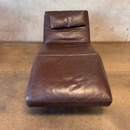 Vintage Natuzzi Postmodern "Zetta" Chaise Lounge, Adjustable.