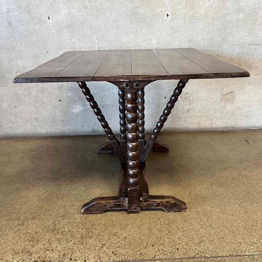 Monterey Furniture Classic Old Wood Gate Leg Table 1920's