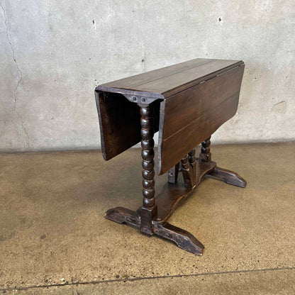 Monterey Furniture Classic Old Wood Gate Leg Table 1920's