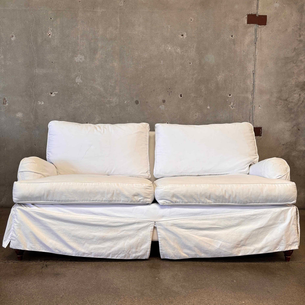 Slip Cover Loveseat Sofa
