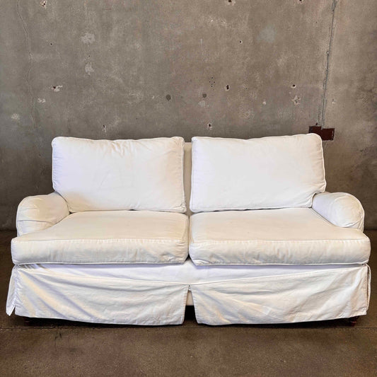 Slip Cover Loveseat Sofa