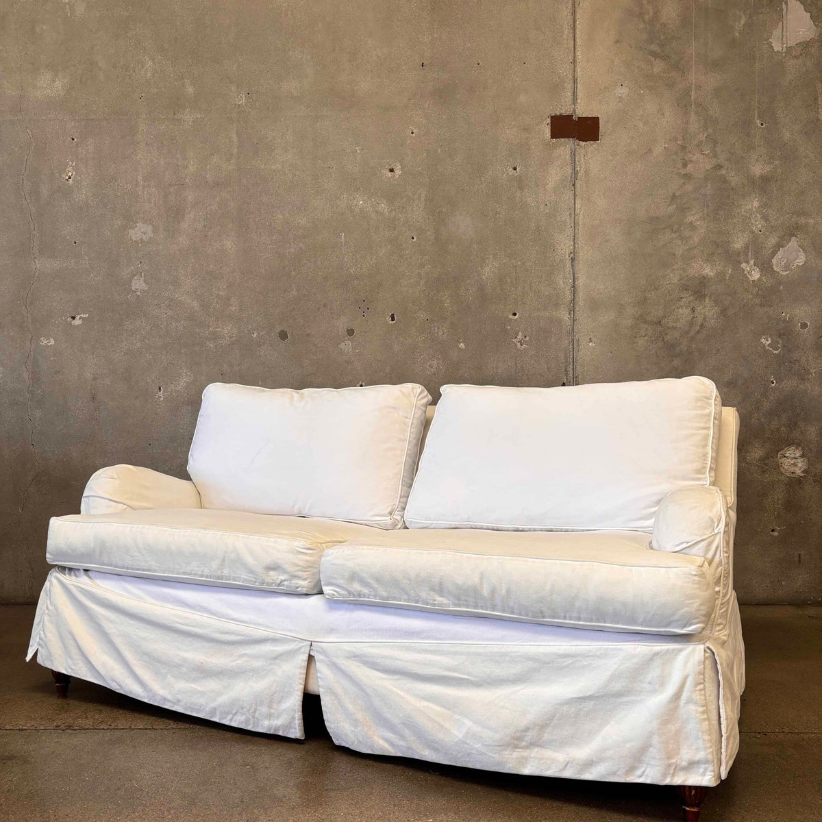Slip Cover Loveseat Sofa