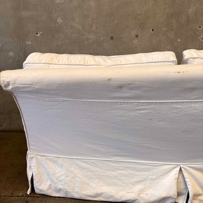 Slip Cover Loveseat Sofa