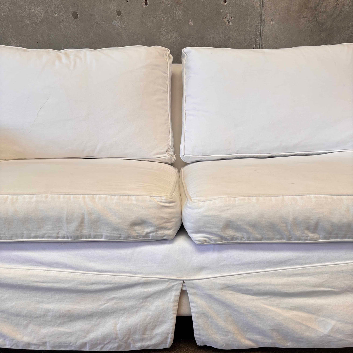 Slip Cover Loveseat Sofa