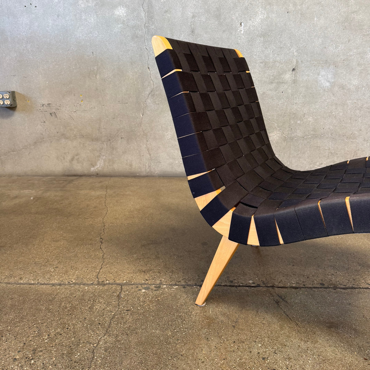 Pair Of Risom Lounge Chairs In The Style Of Jens Risom