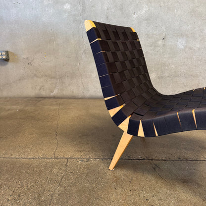 Pair Of Risom Lounge Chairs In The Style Of Jens Risom